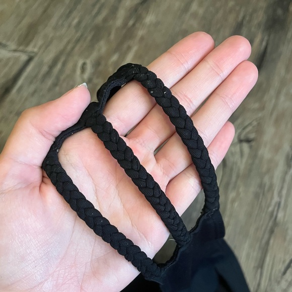 Black Push Up Cage Back Halter Bikini - Picture 6 of 6